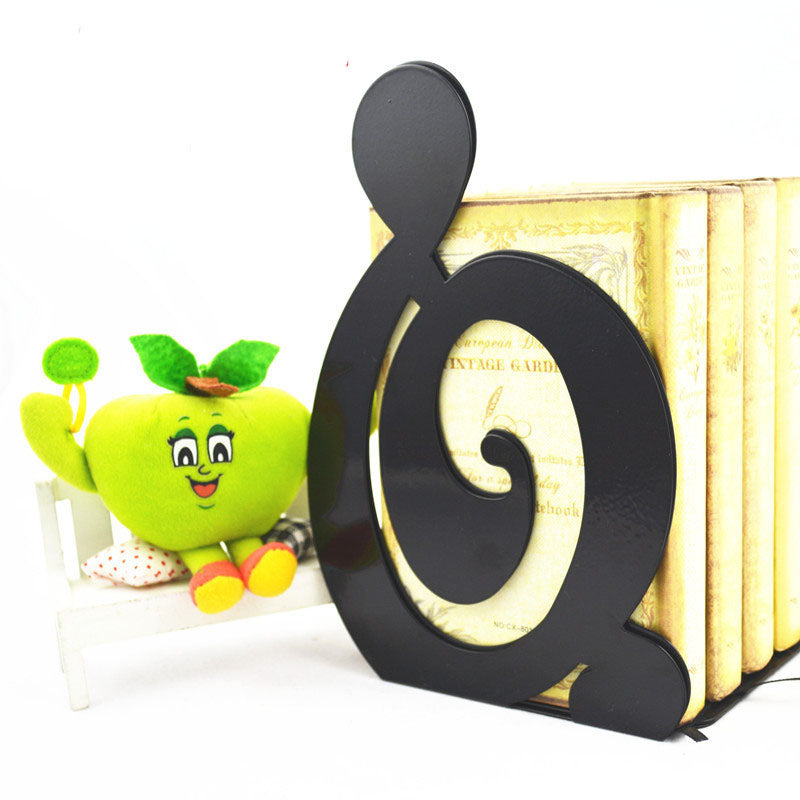 Musical Note Metal Bookend
