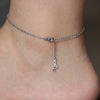 Music Note Stainless Steel Anklet