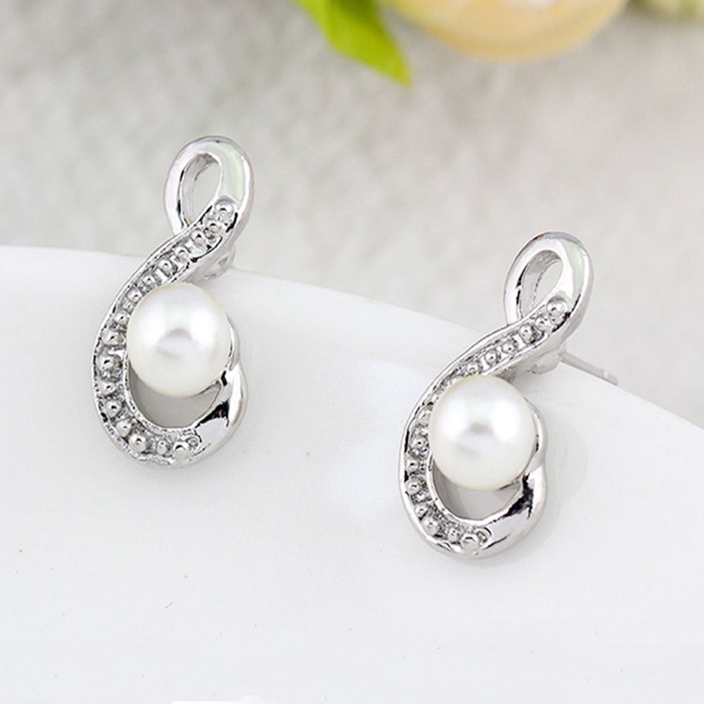 Elegant Pearls Music Notes Jewelry Set