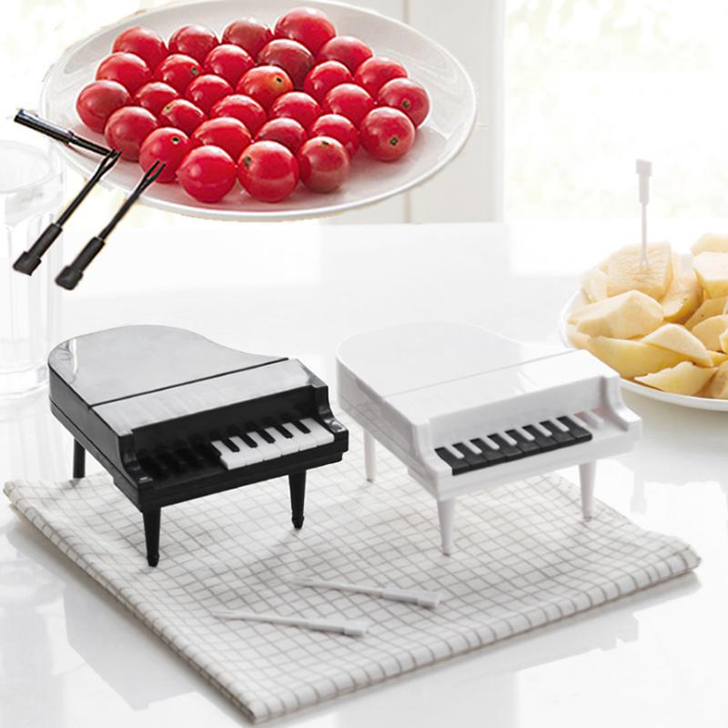 Piano Fruit Forks Set