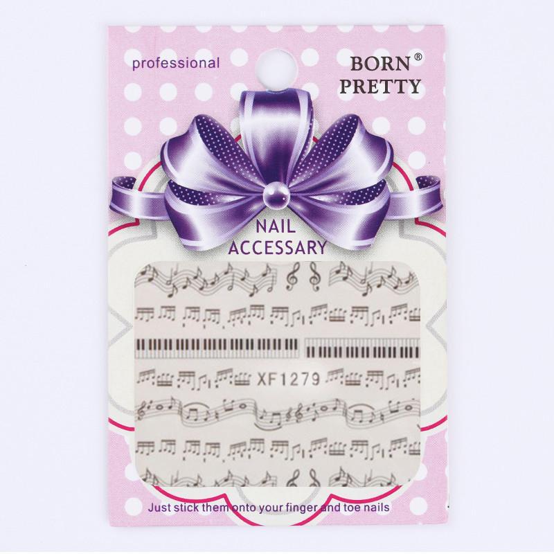 Musical Notes Nail Decals