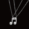 Free - Friendship Music Note Necklace Set