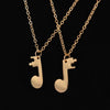 Music Notes Necklace Set