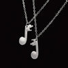 Friendship Music Note Necklace Set