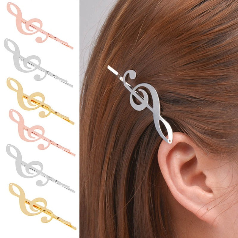 Music Note Hair Clip