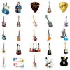Rock Guitar Sticker Set