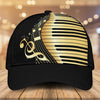 Piano Keys Black Classic Cap