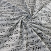 Music Notes Cotton Fabric