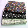 Music Notes Cotton Fabric