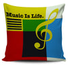 Music Is Life Colour Cube Pillow Cover