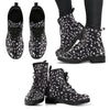 Musical Notes Leather Boots