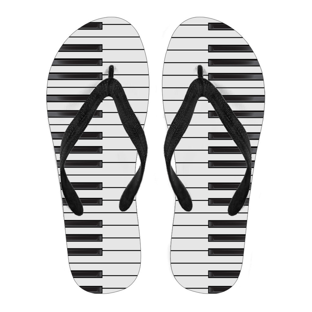 Awesome Piano Keys Flip Flops