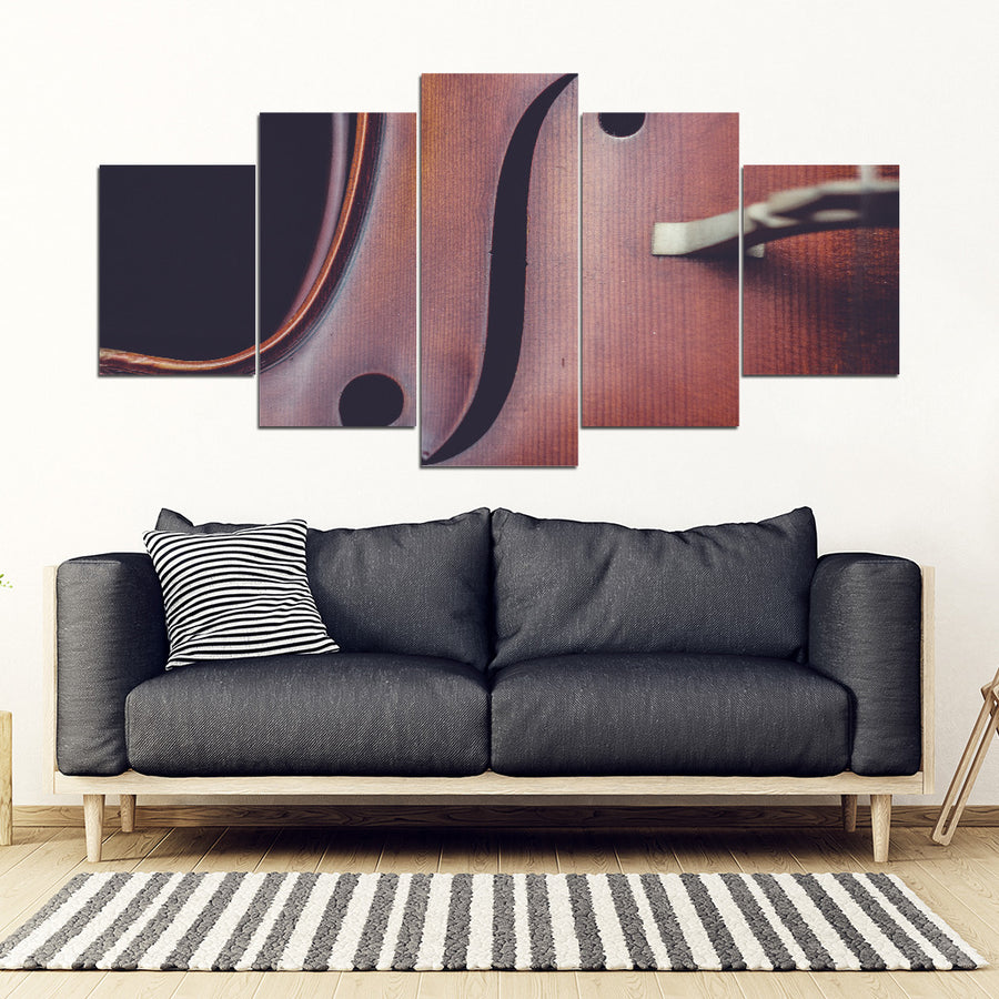 Love My Violin Canvas Art