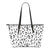 Music Note Small Leather Tote