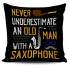 Saxophone Pillow Cover