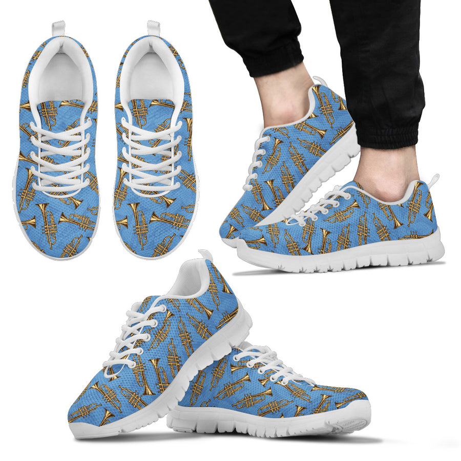 Trumpet Design Men Sneakers