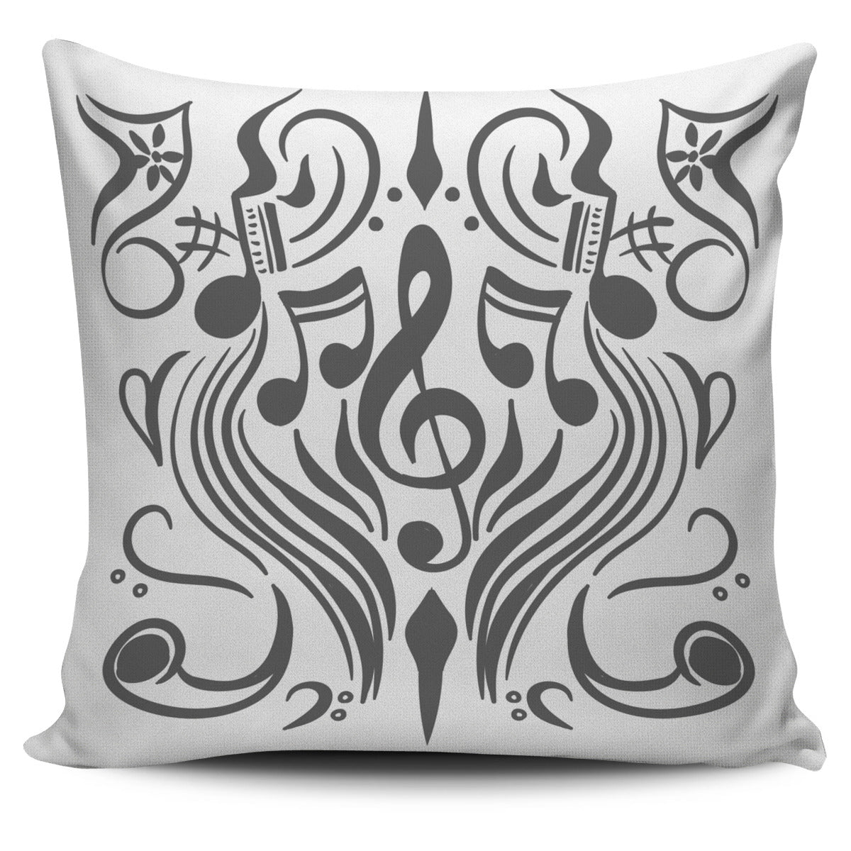 Art Nouveau Musical Notes Pillow Cover - Artistic Pod Review