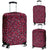 Red Music Notes Luggage Cover