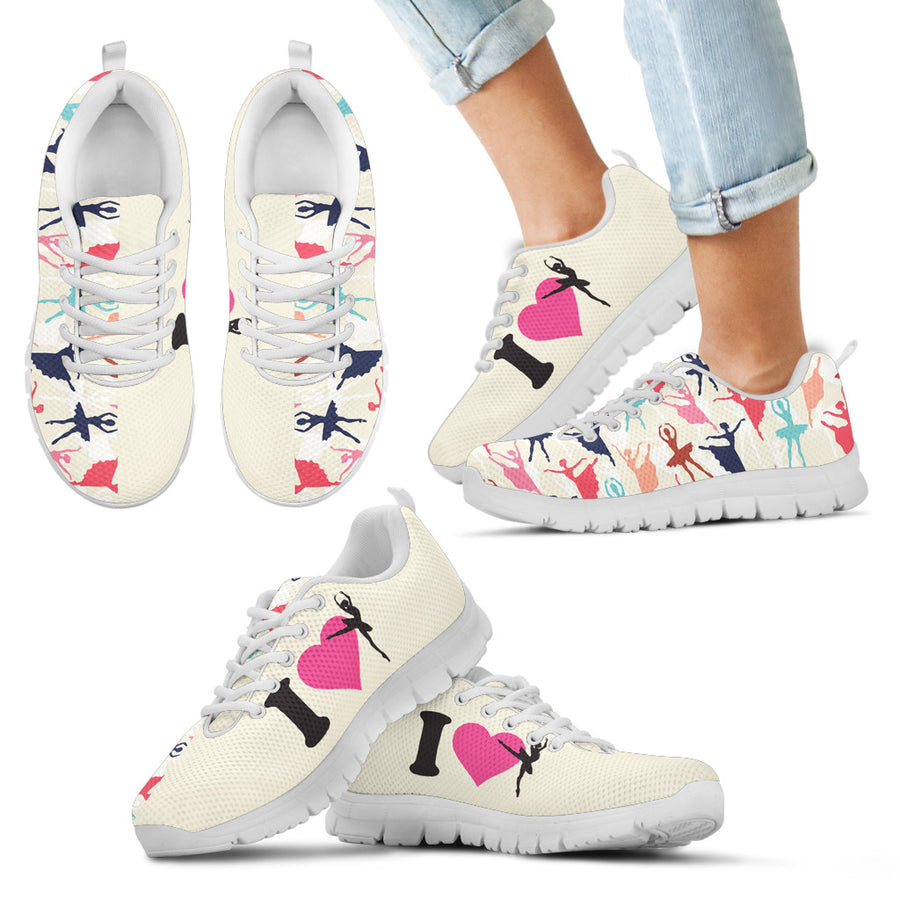 I Love Ballet Kid's Sneakers