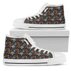 Music Notes Mix of Color Women High Top