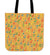 Colored Music Note Tote Bag