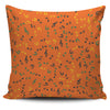 Orange Music Note Pillow Cover