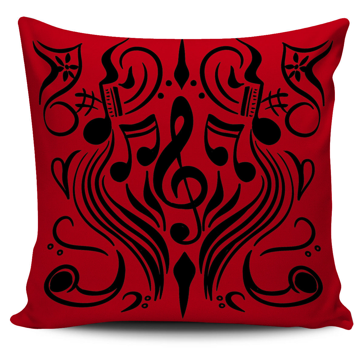 Art Nouveau Musical Notes Pillow Cover - Artistic Pod Review