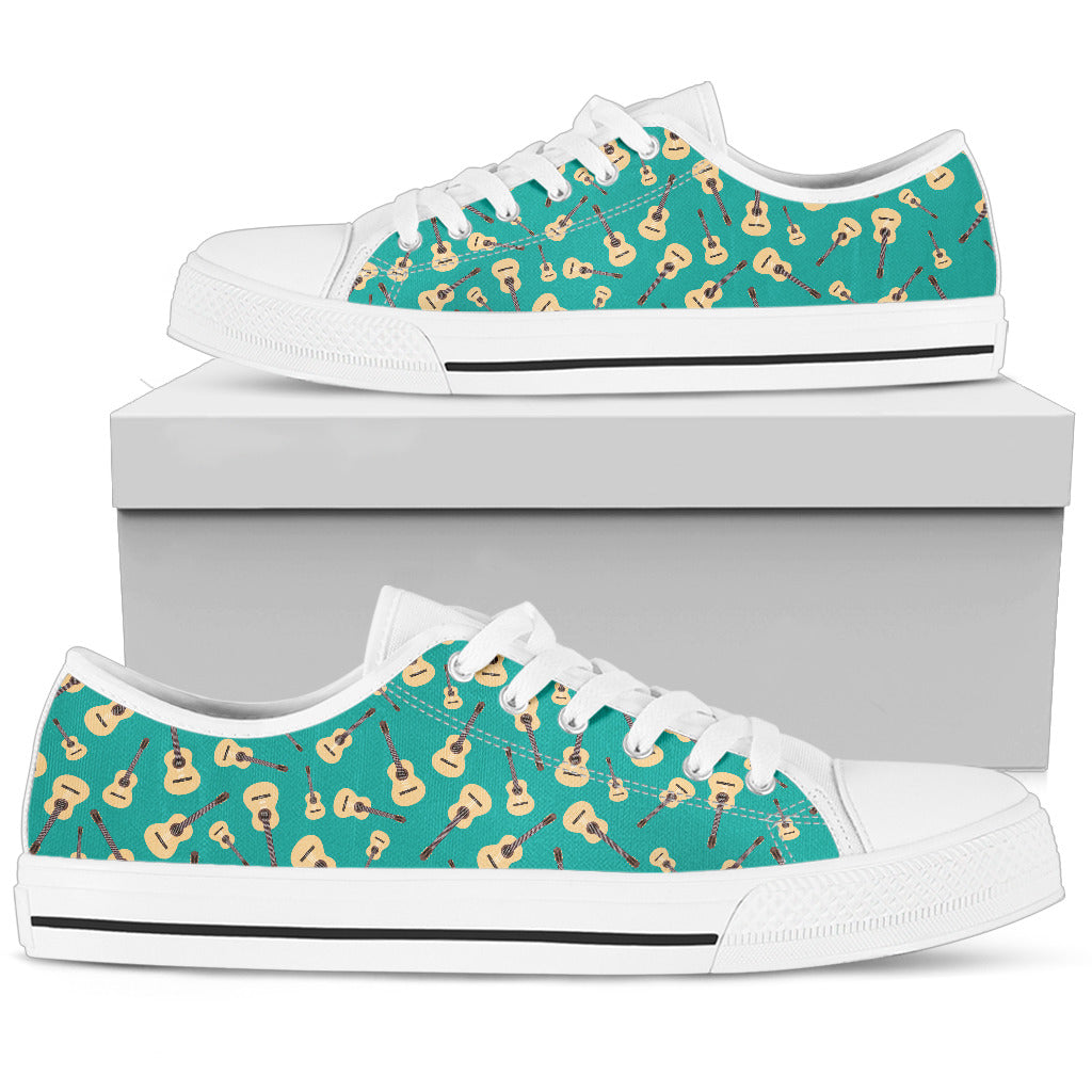 Guitar Pattern Special Edition Low Top Canvas Shoes