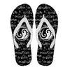 Musical Yin Yang Flip Flops