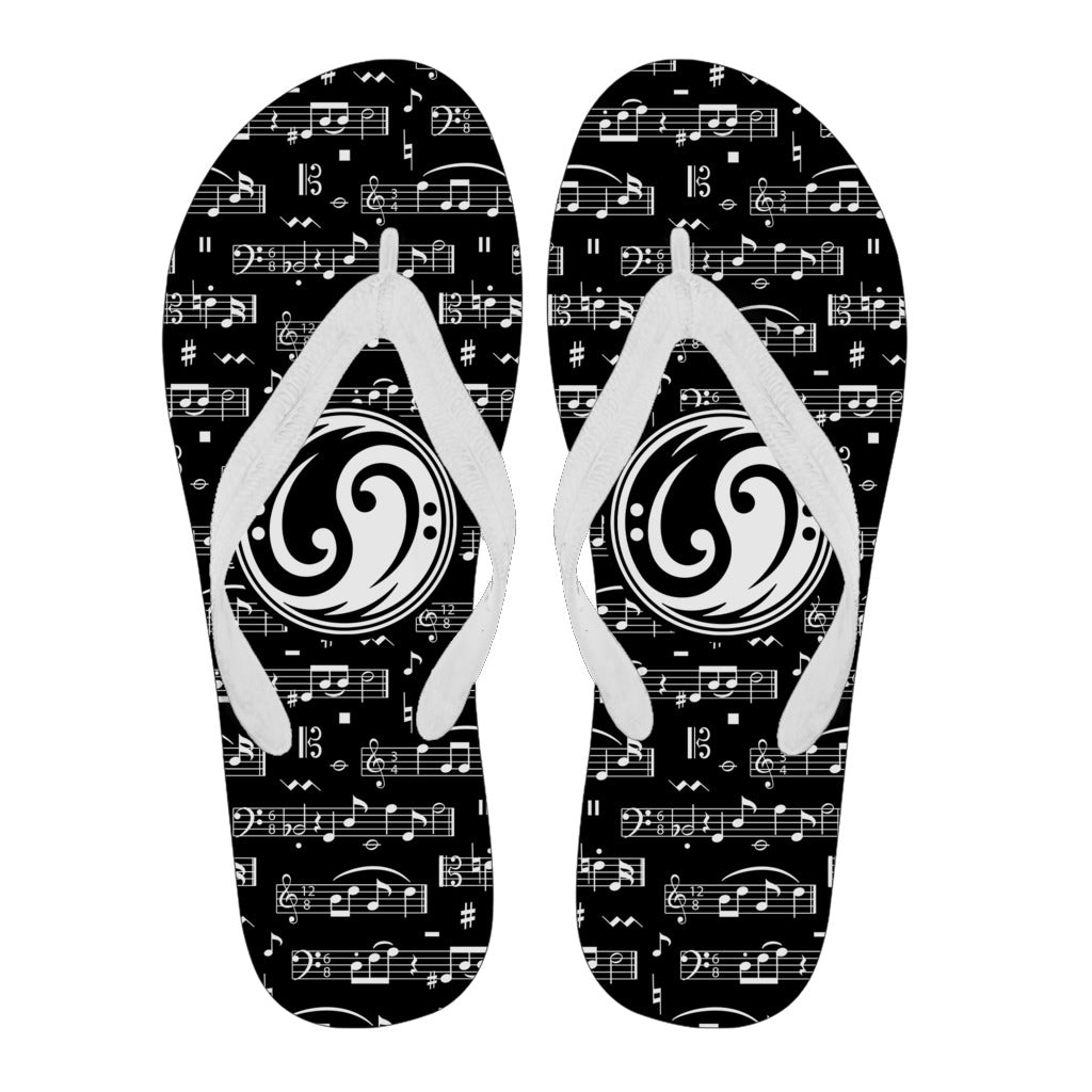 Musical Yin Yang Flip Flops