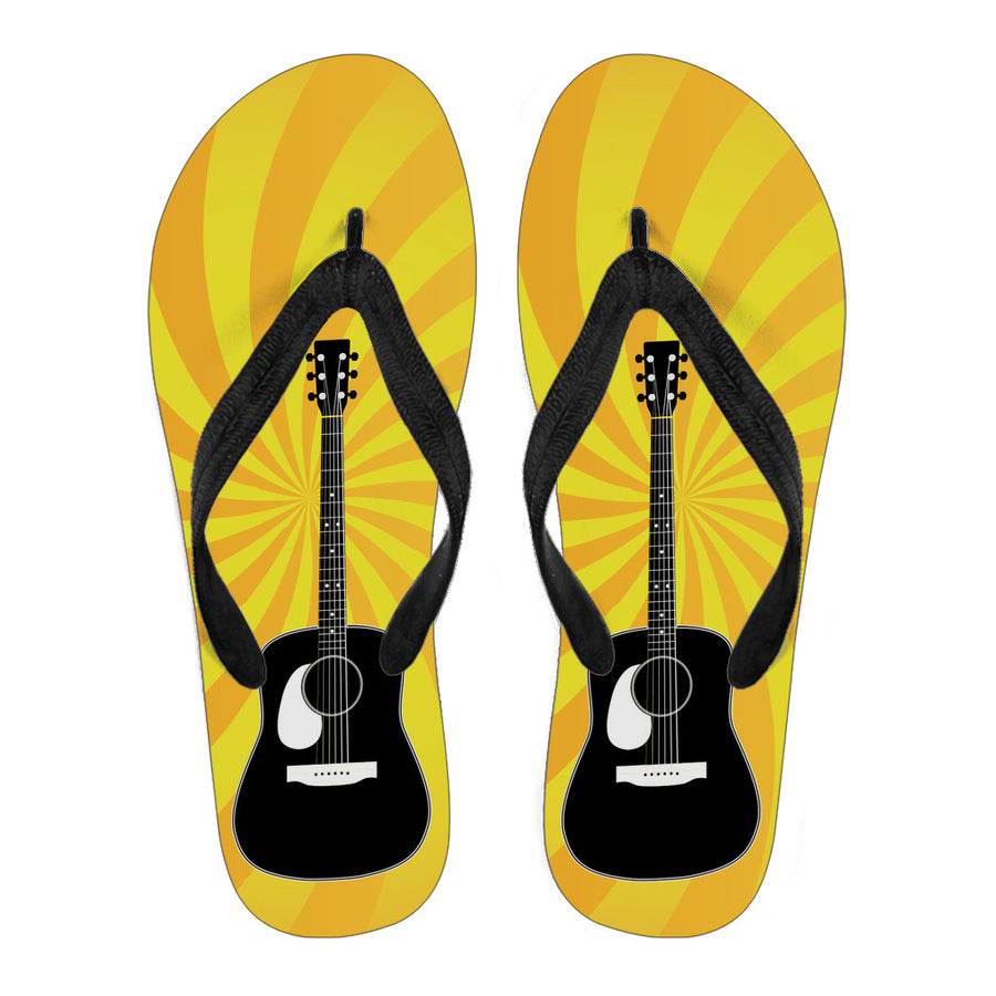 Guitar Men's Flip Flops - Men's Flip Flops / Small (US 7-8 /EU 40-42) - { shop_name }} - Review