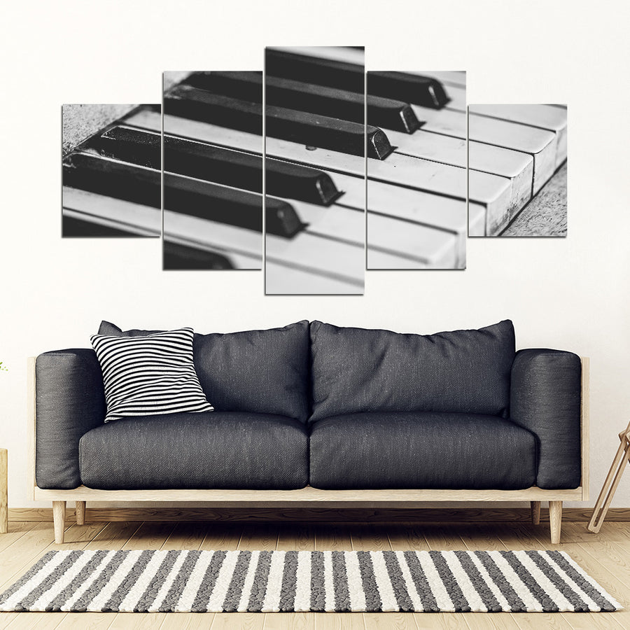 Retro Piano Canvas Art