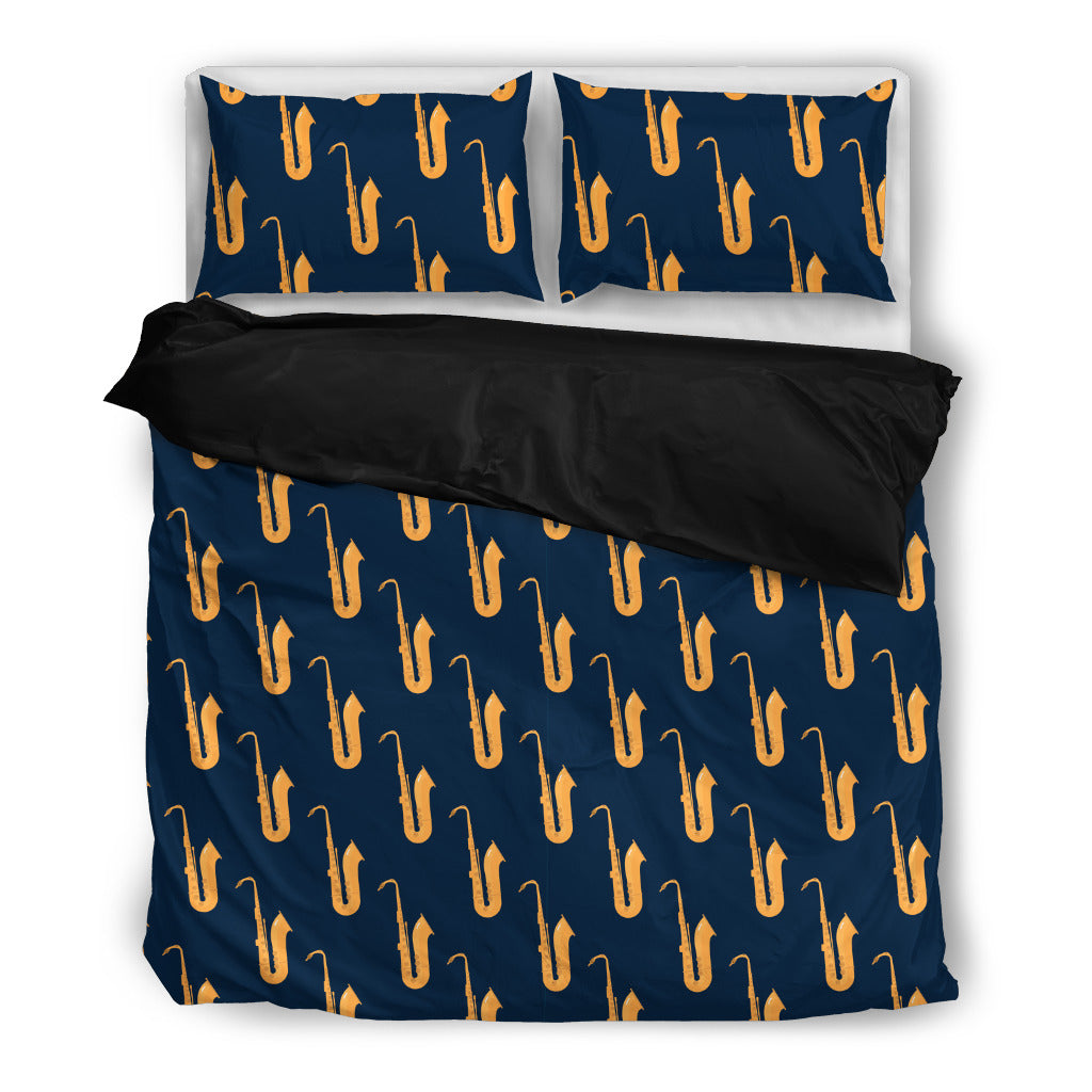 Saxophone Bedding Set (Black)