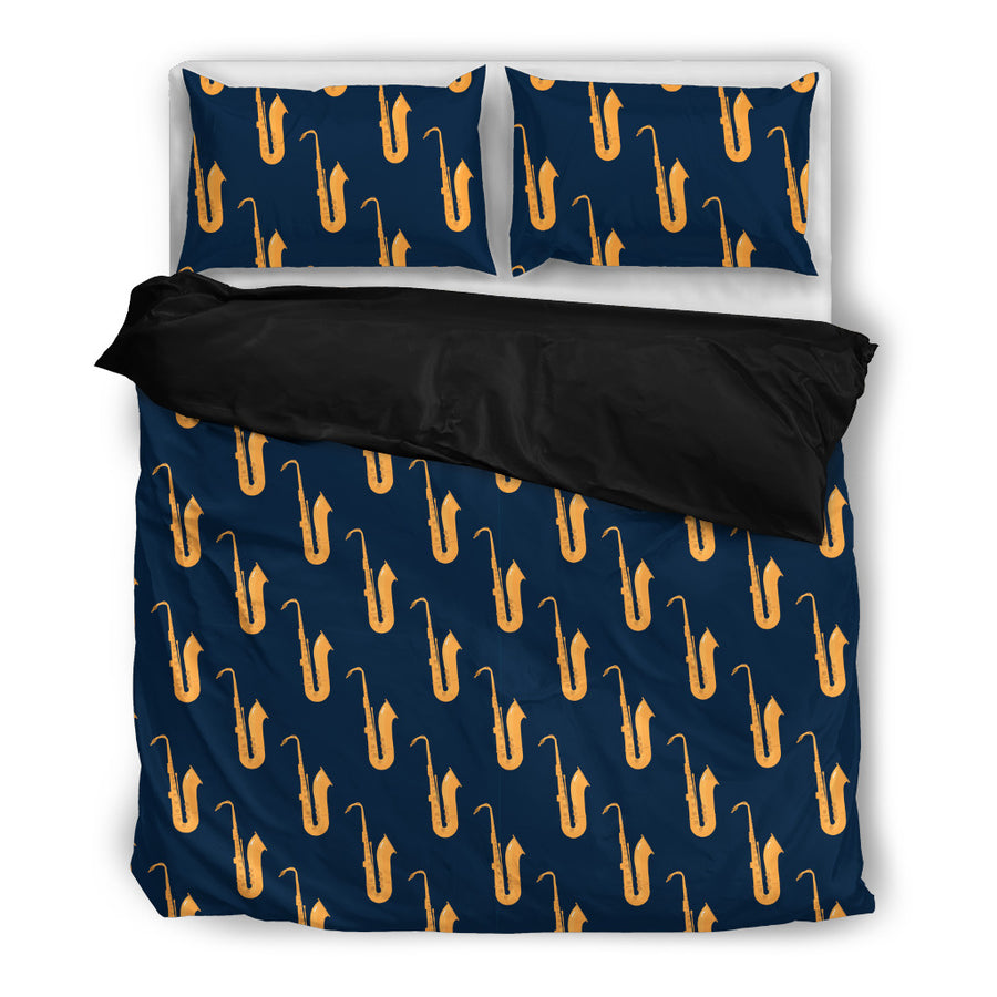 Saxophone Bedding Set (Black)