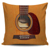 New! Wooden Guitar Pillow Cover