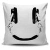 Smile Head Phone Ultra Cotton Pillow Cover