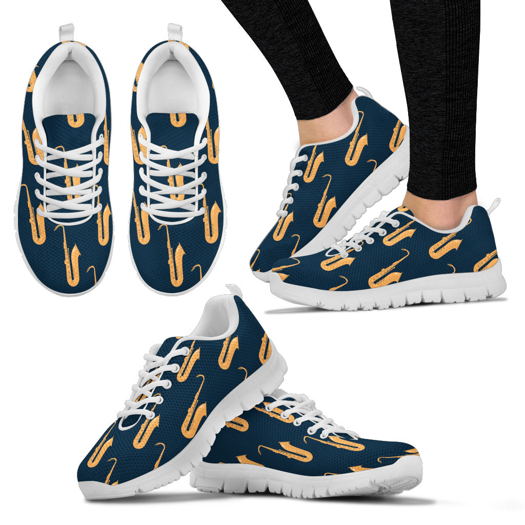 Saxophone Women Sneakers (White)