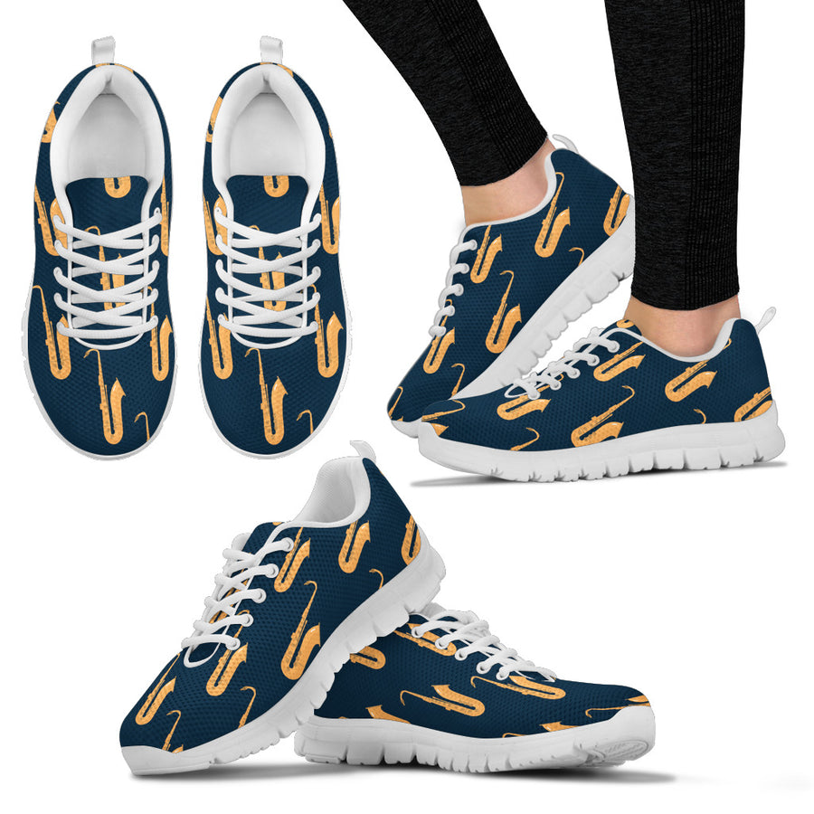 Saxophone Women Sneakers (White) - Women's Sneakers / US5 (EU35) - { shop_name }} - Review