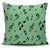 Green Music Note Pillow Cover