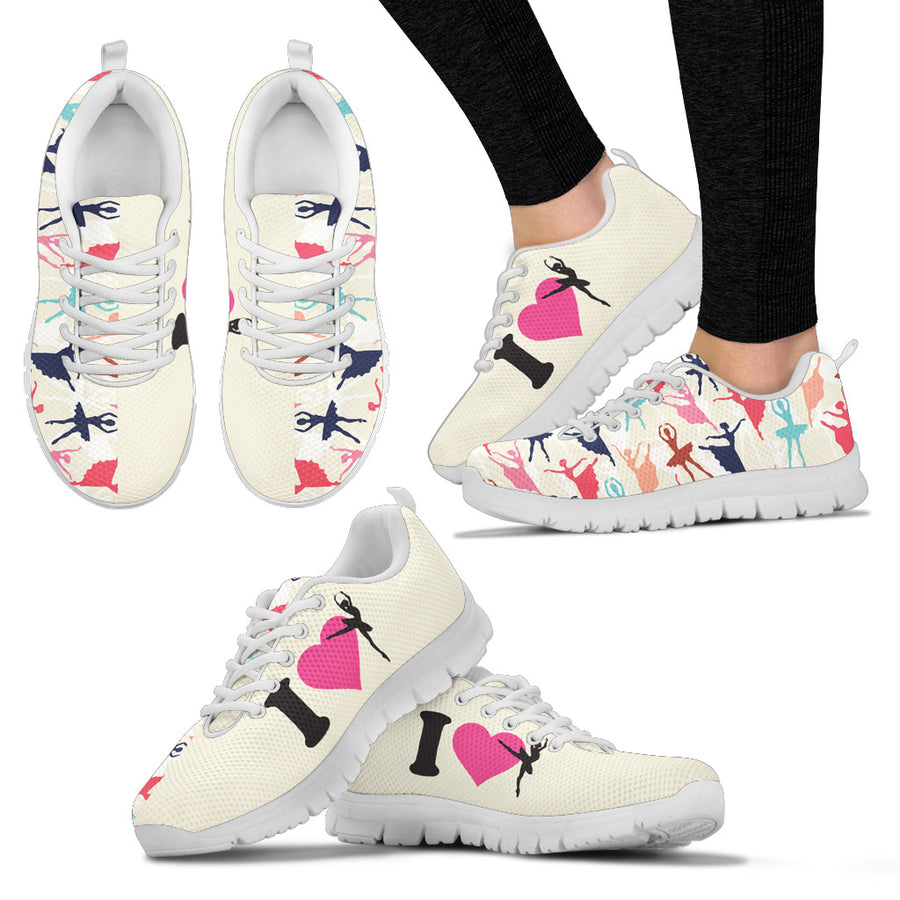 I Love Ballet Sneaker Women Sneakers