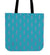 Turquoise and Pink Treble Clef Tote Bag