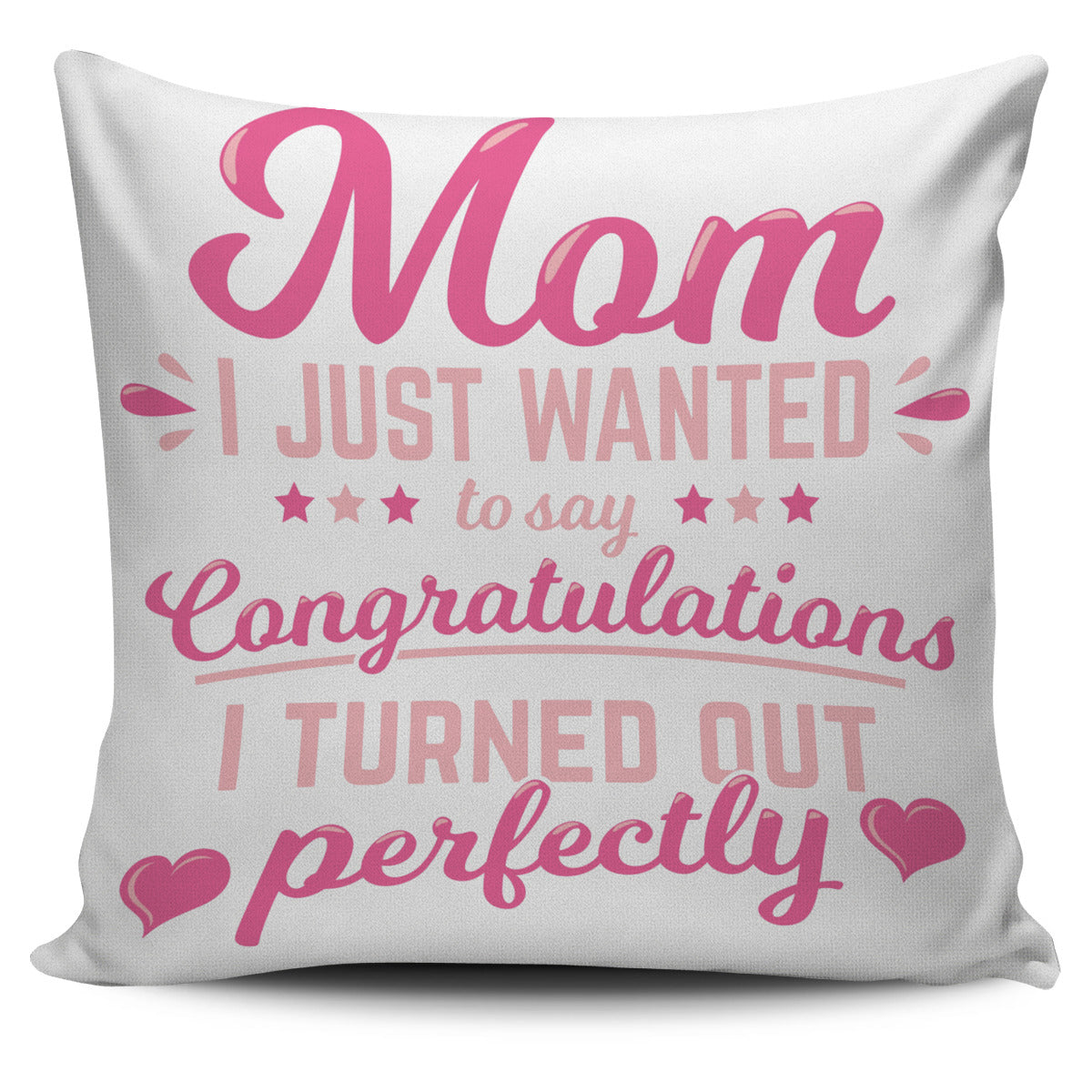 Mom I just wanted Pink Pillow Covers