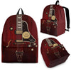 New! Red Electric Guitar Backpack