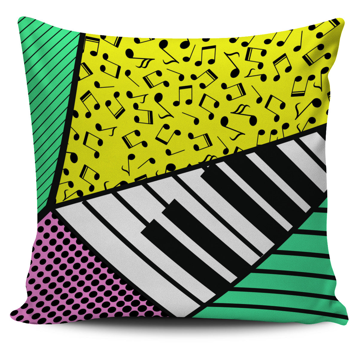 Comic Music Cushion Cover