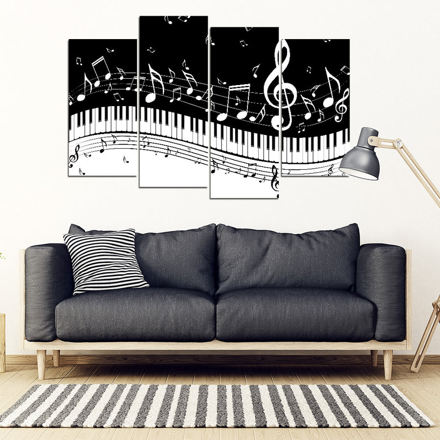 Classic Piano & Music Score Canvas Art - Artistic Pod Review