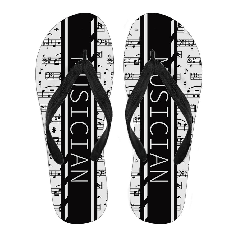 Musician Black Flip Flops