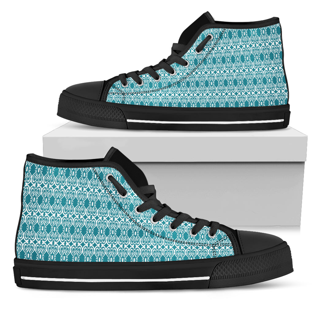 Art Nouveau Music Men's High Top Canvas Shoes - Artistic Pod Review