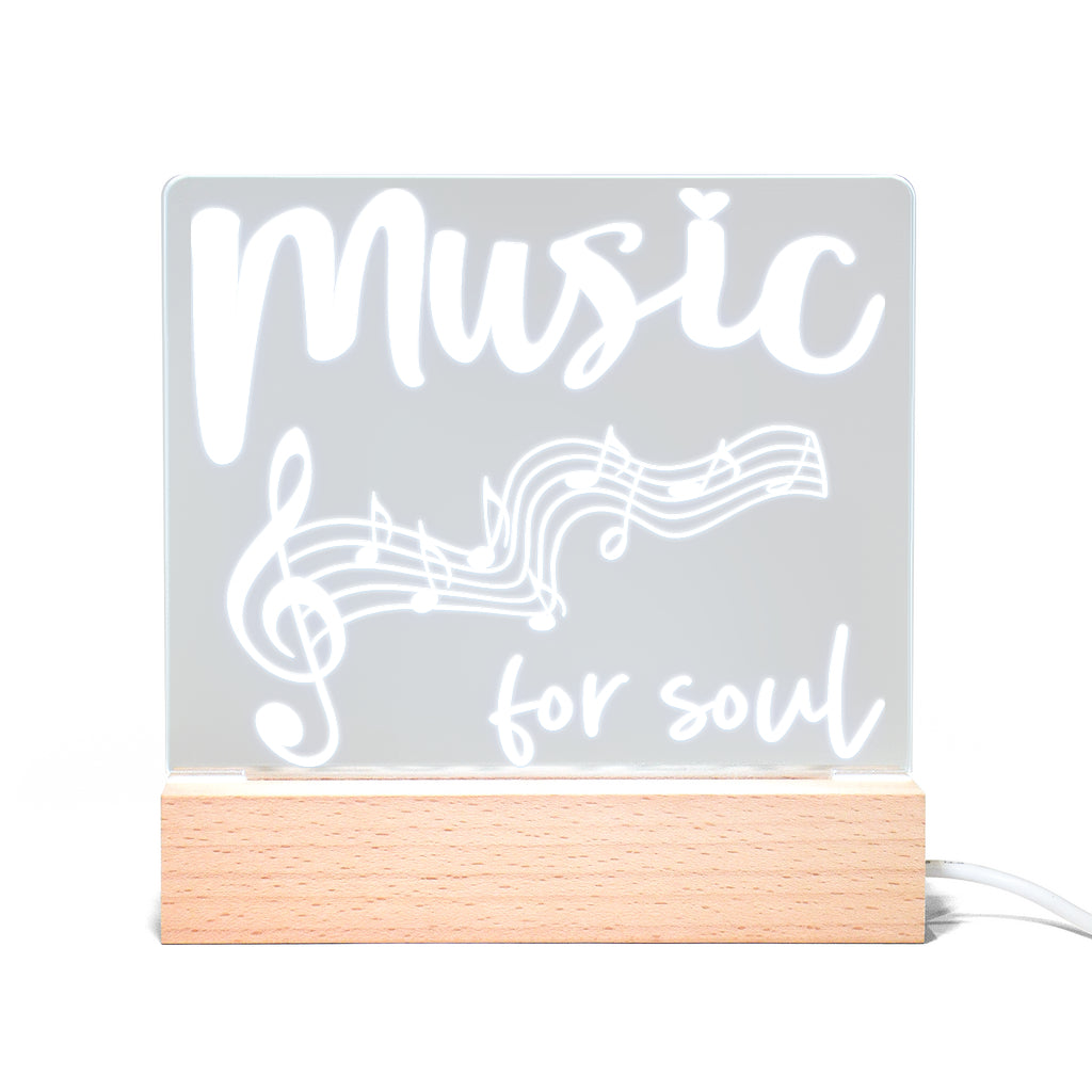 Music Soul Light Up Acrylic