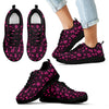 Pink Music Notes Kids Sneakers