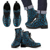Musical Notes Blue Leather Boots - Men's Leather Boots - Blue Note / US5 (EU38) - { shop_name }} - Review